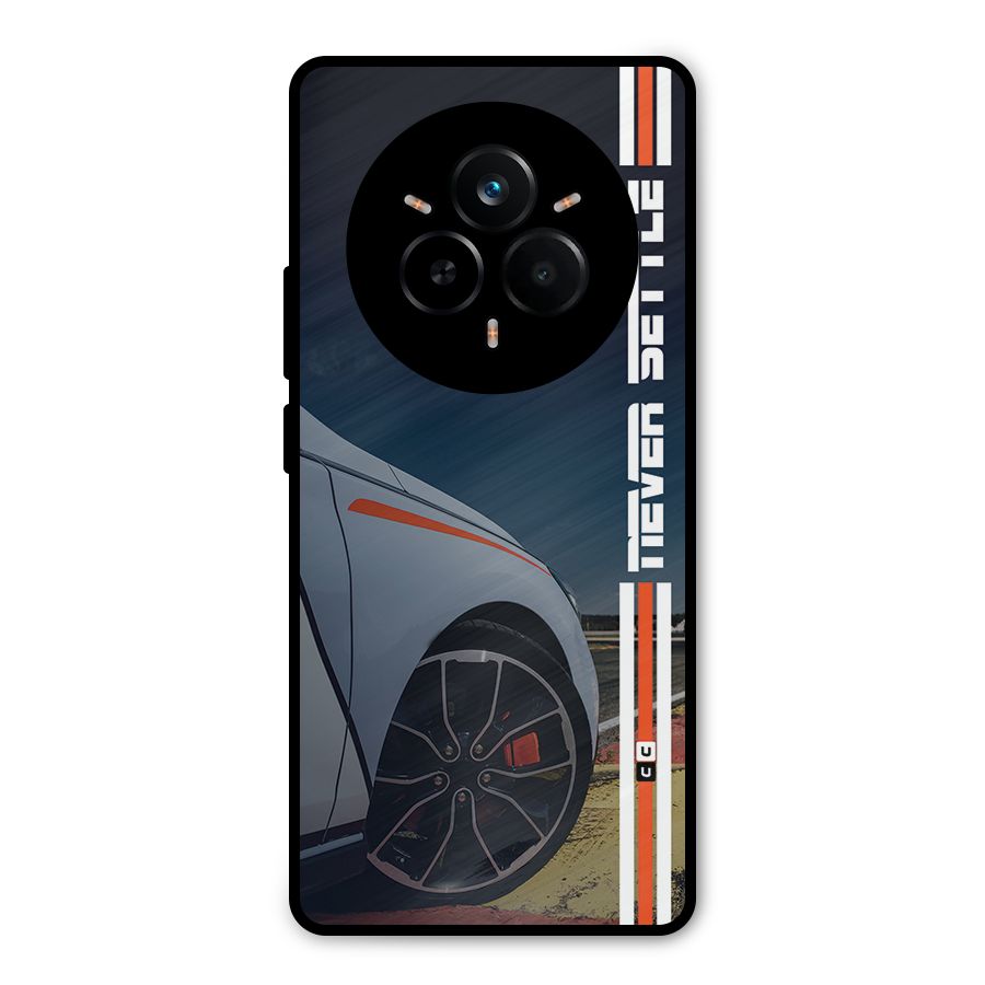 Never Settle SuperCar Metal Back Case for Realme 14 Pro