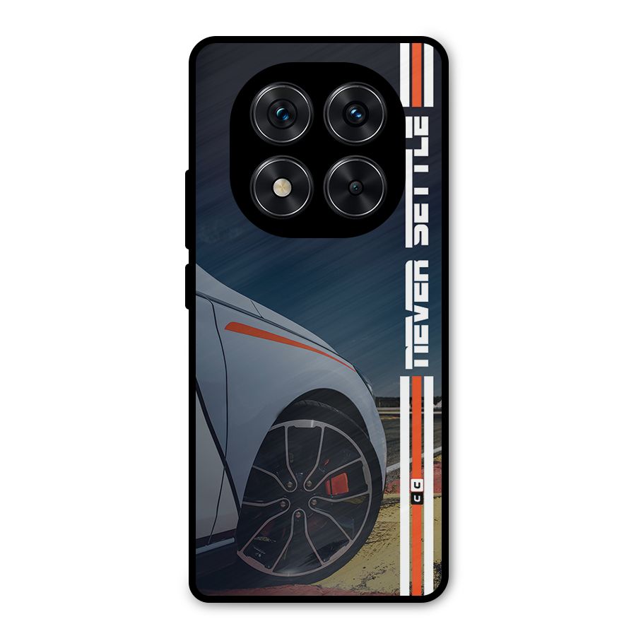 Never Settle SuperCar Metal Back Case for Redmi Note 14 Pro 5G