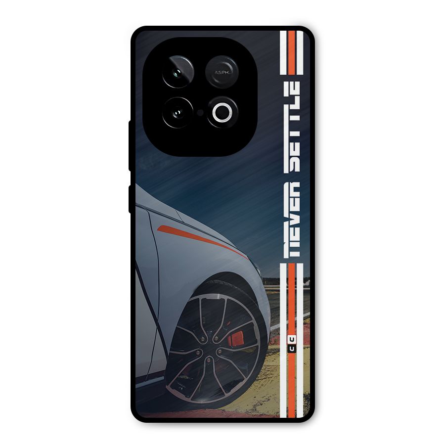 Never Settle SuperCar Metal Back Case for iQOO Neo 10