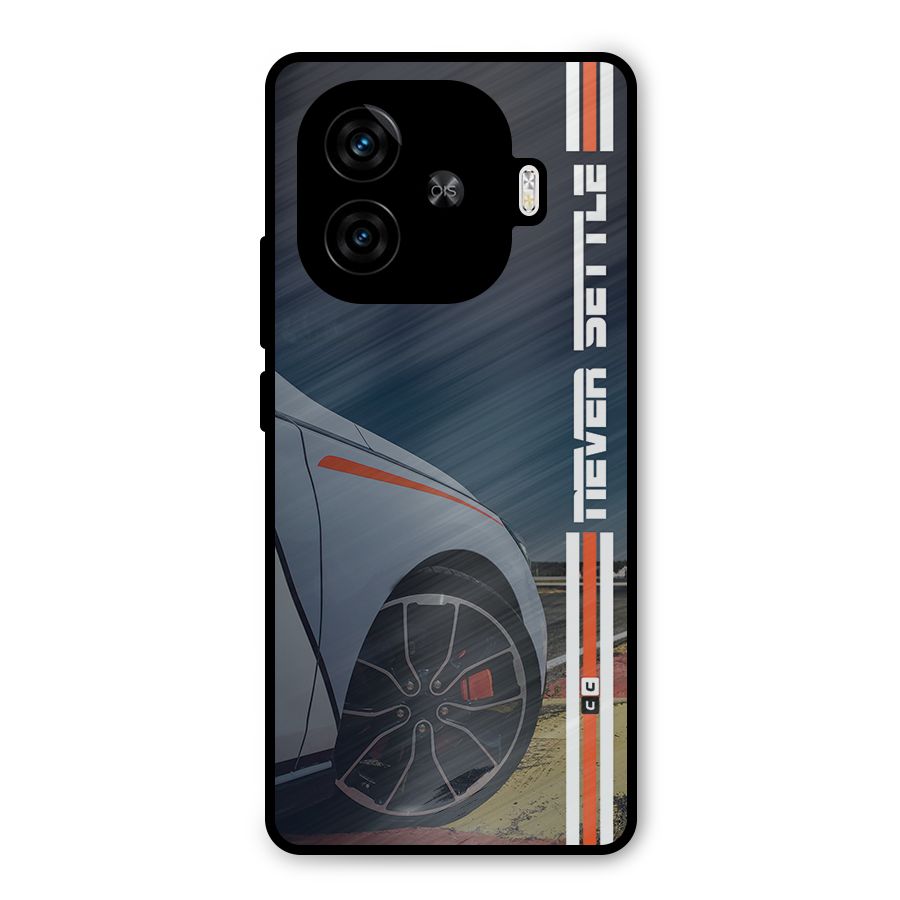 Never Settle SuperCar Metal Back Case for iQOO Neo 10R