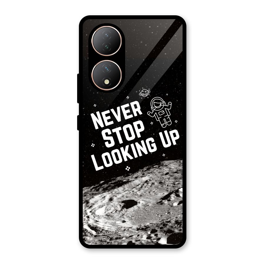 Never Stop Looking Up Glass Back Case for Vivo Y100A