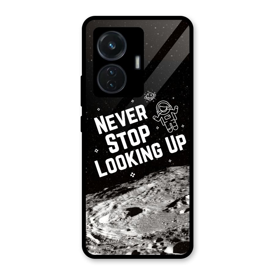 Never Stop Looking Up Glass Back Case for iQOO Z6 44W