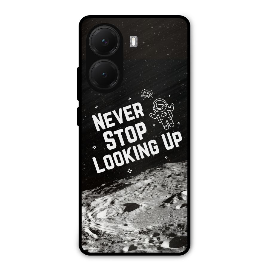 Never Stop Looking Up Metal Back Case for Poco X7 Pro