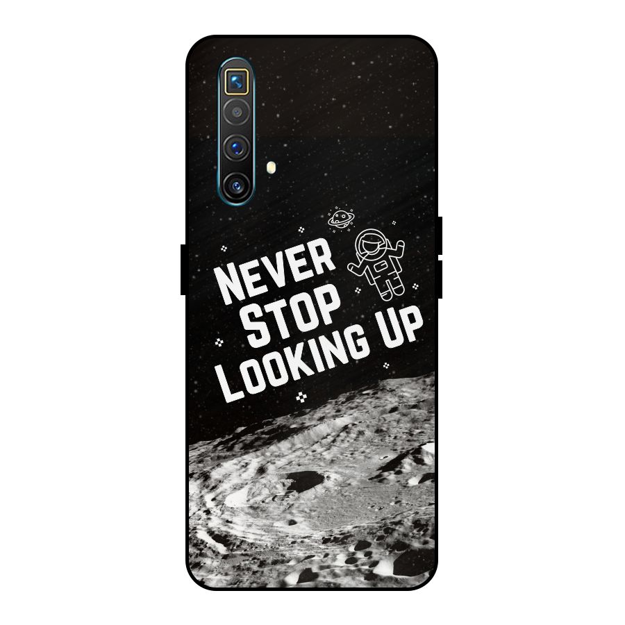 Never Stop Looking Up Metal Back Case for Realme X3
