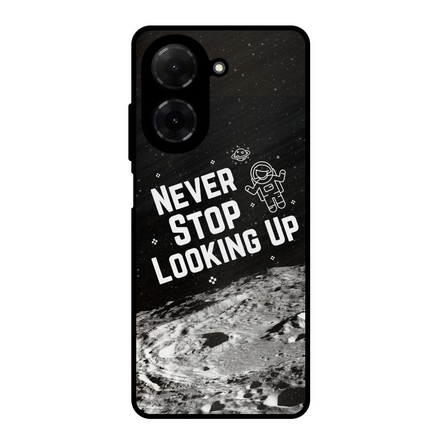 Never Stop Looking Up Metal Back Case for Redmi A5 4G