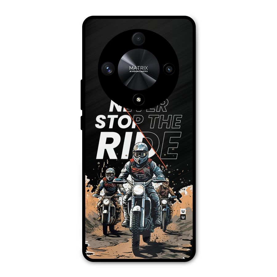 Never Stop ride Metal Back Case for Honor X9b