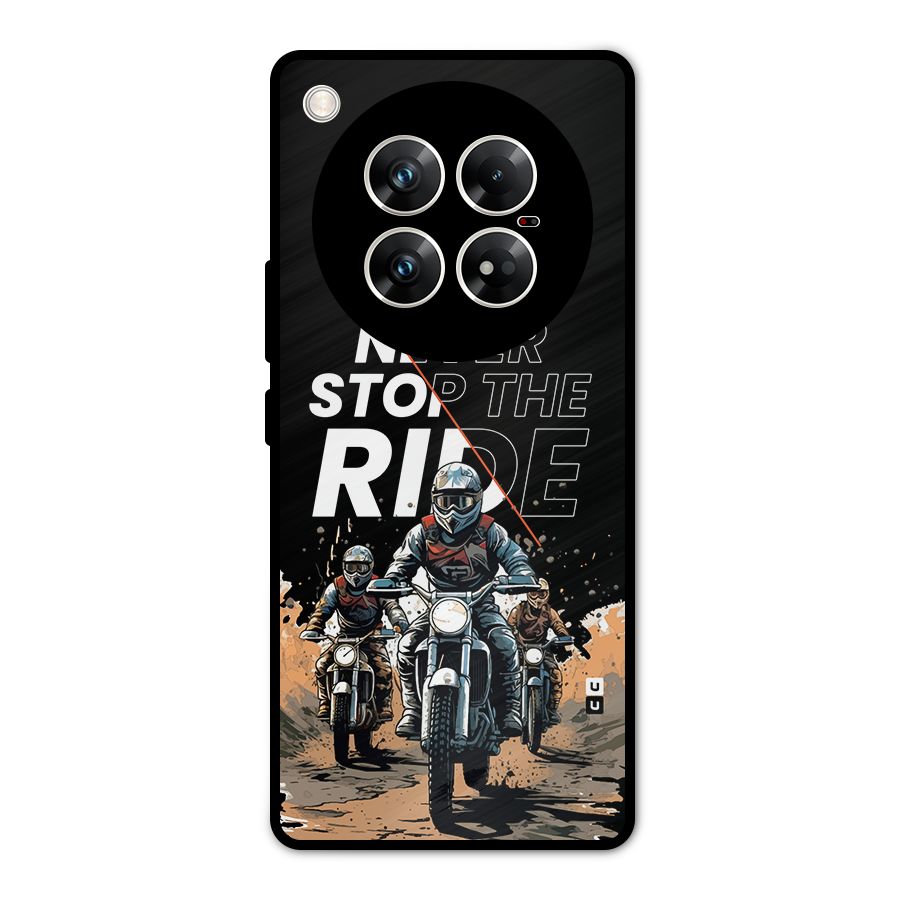 Never Stop ride Metal Back Case for Infinix Zero 40 5G