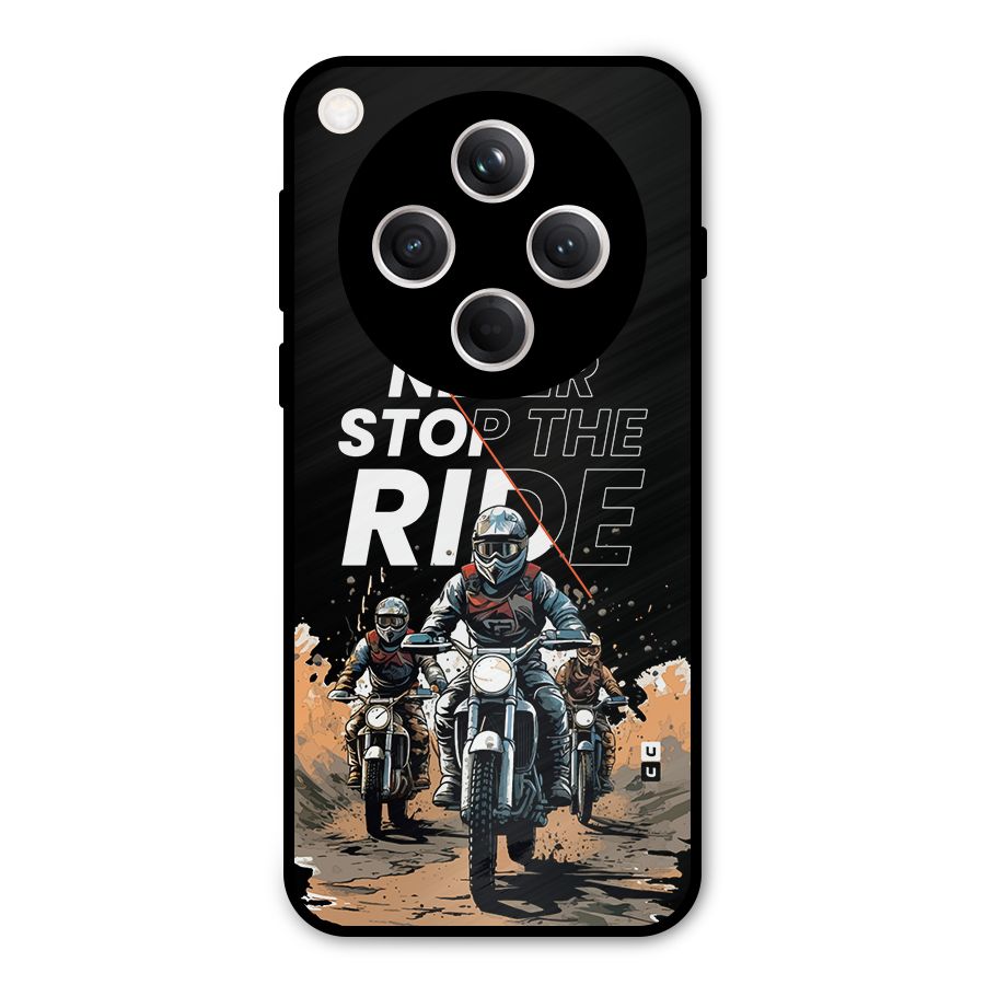 Never Stop ride Metal Back Case for Oppo Find X8