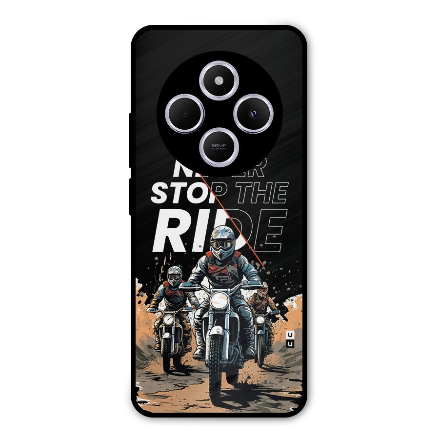 Never Stop ride Metal Back Case for Poco C75 5G