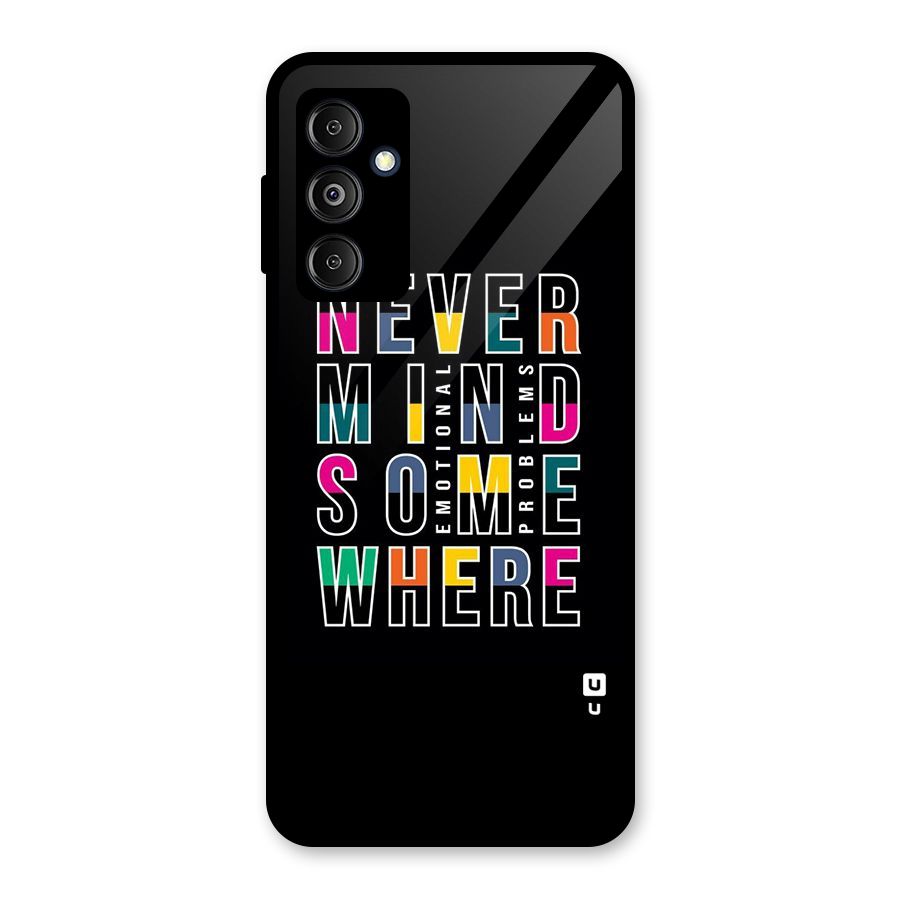 Nevermind Somewhere Glass Back Case for Galaxy M14 5G