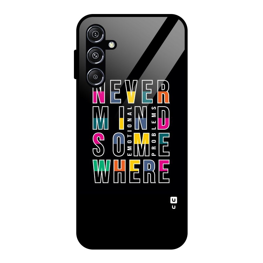 Nevermind Somewhere Glass Back Case for Galaxy M34 5G