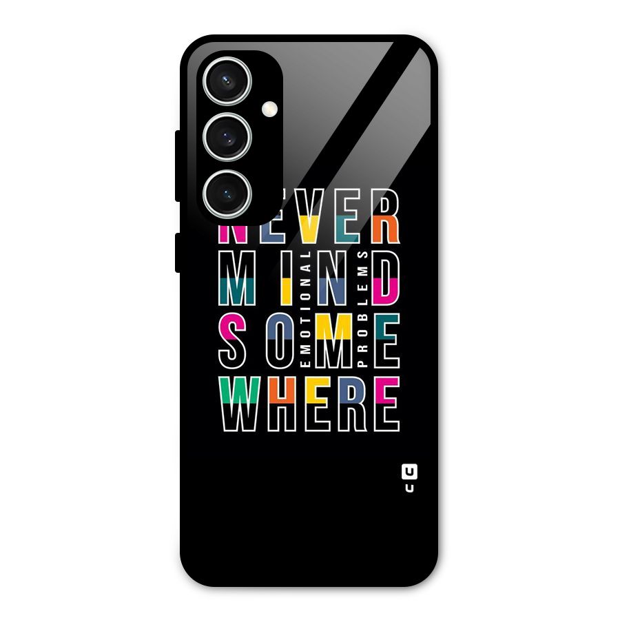 Nevermind Somewhere Glass Back Case for Galaxy S23 FE