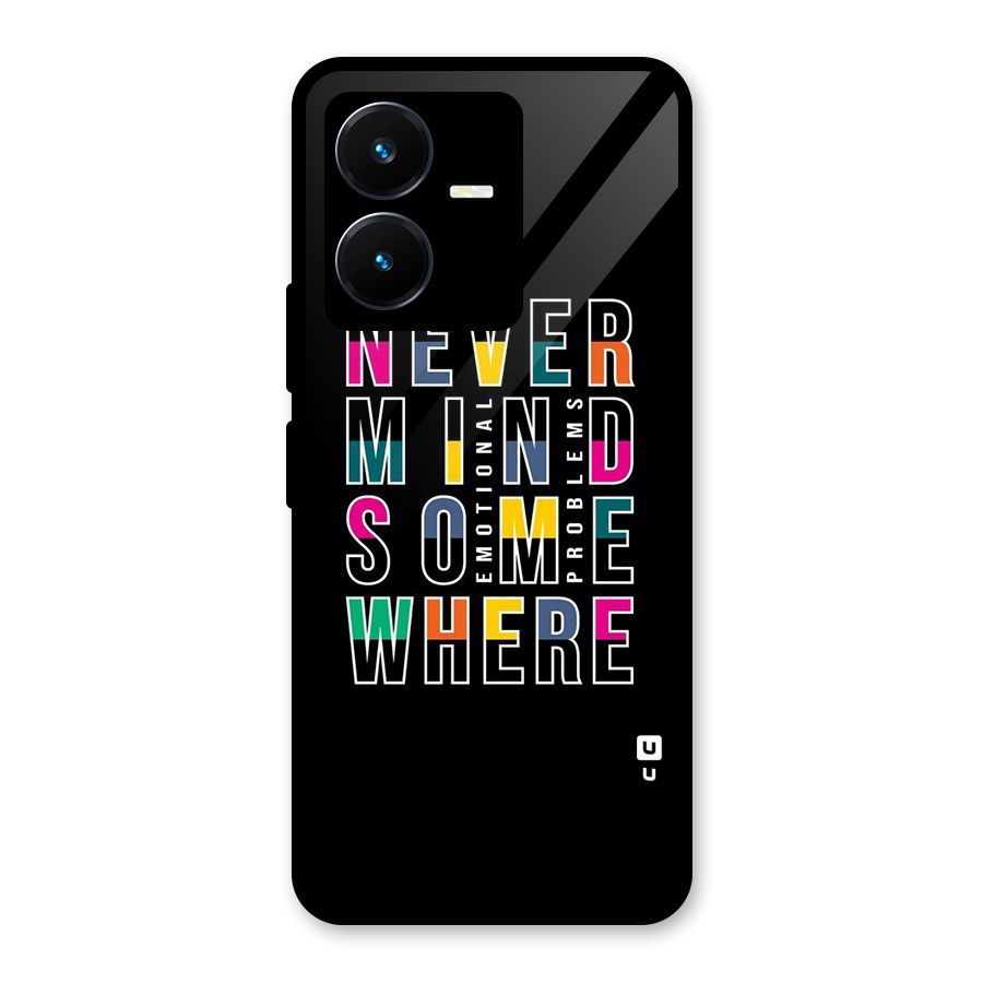 Nevermind Somewhere Glass Back Case for Vivo Y22s