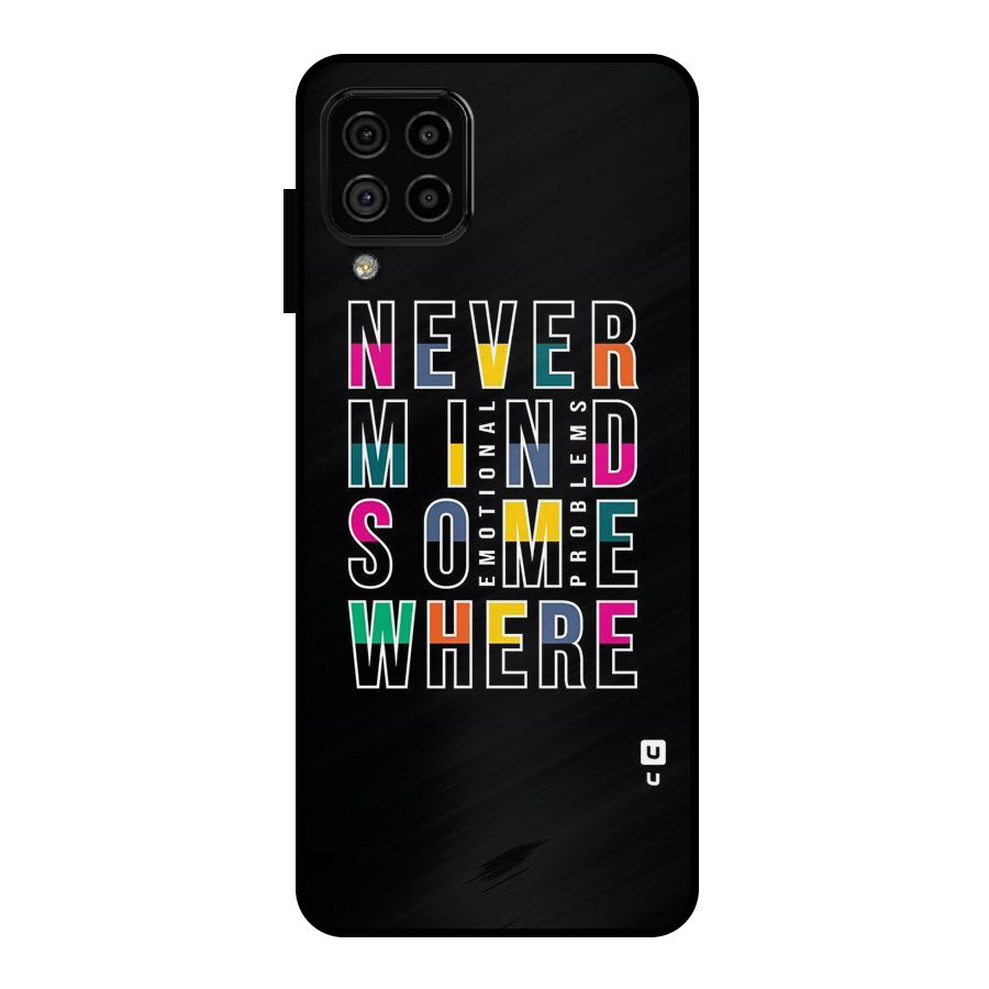 Nevermind Somewhere Metal Back Case for Galaxy A22 4G