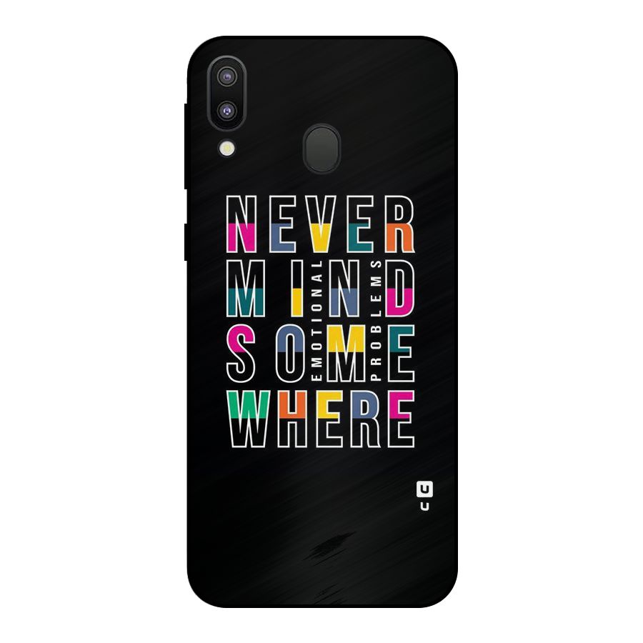 Nevermind Somewhere Metal Back Case for Galaxy M20