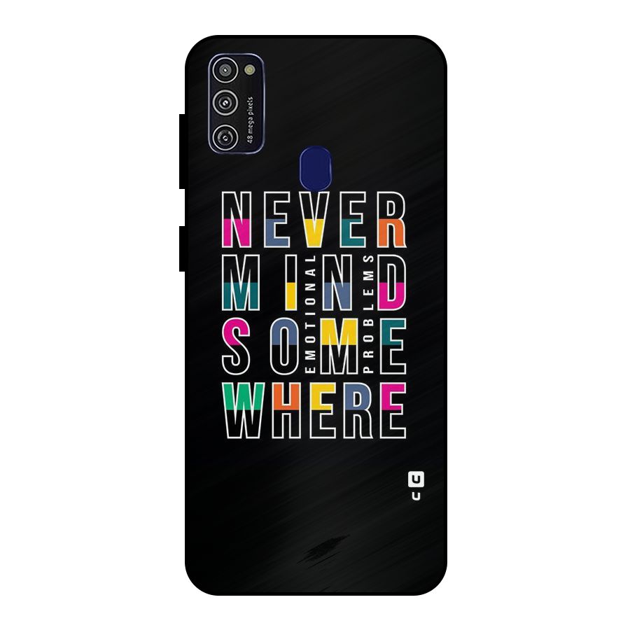 Nevermind Somewhere Metal Back Case for Galaxy M30s