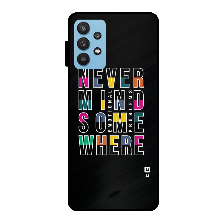Nevermind Somewhere Metal Back Case for Galaxy M32 5G