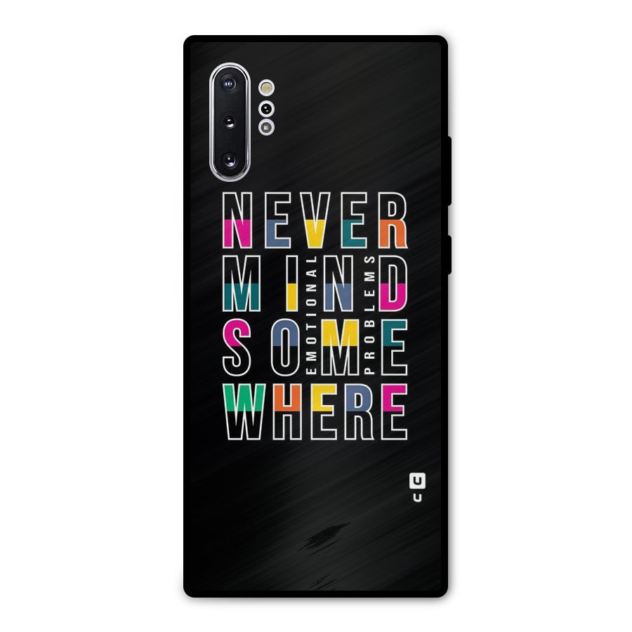 Nevermind Somewhere Metal Back Case for Galaxy Note 10 Plus