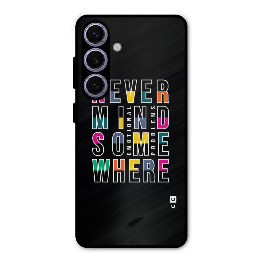 Nevermind Somewhere Metal Back Case for Galaxy S24