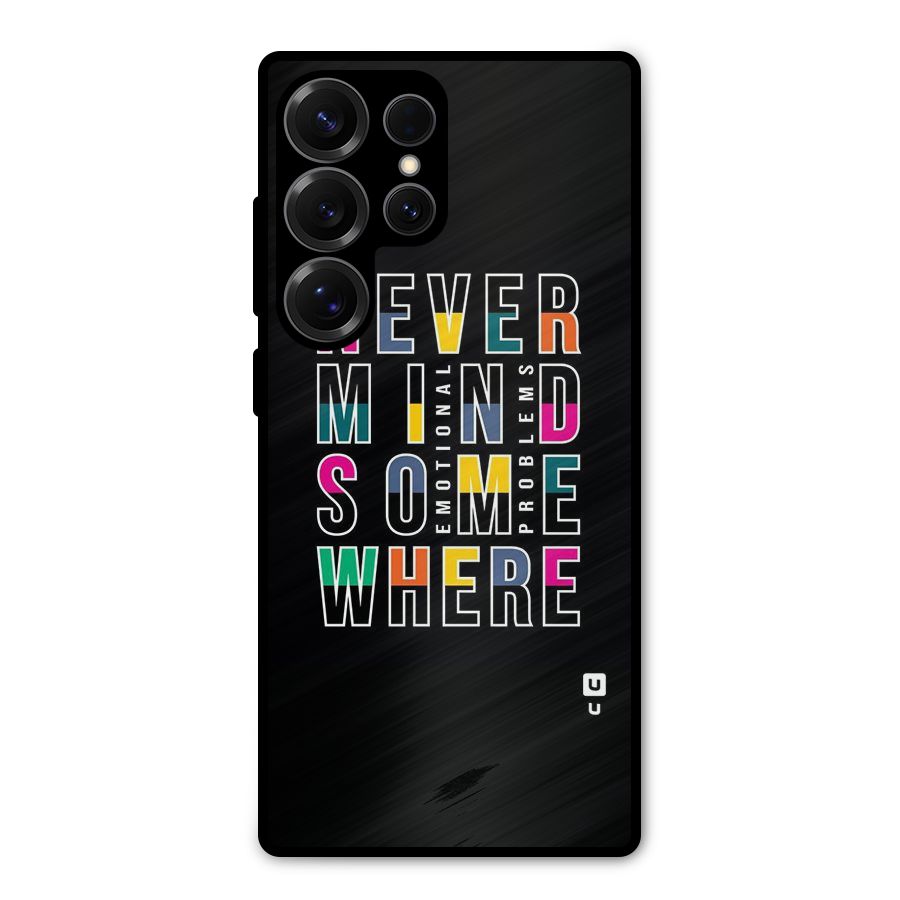 Nevermind Somewhere Metal Back Case for Galaxy S25 Ultra