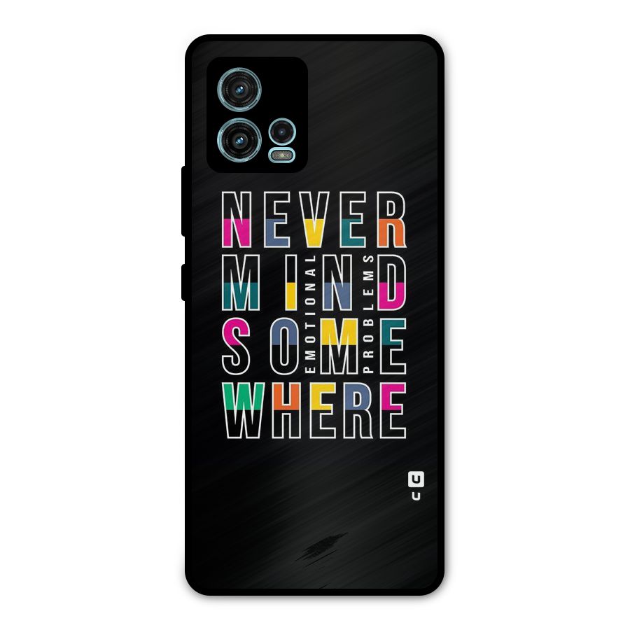 Nevermind Somewhere Metal Back Case for Moto G72