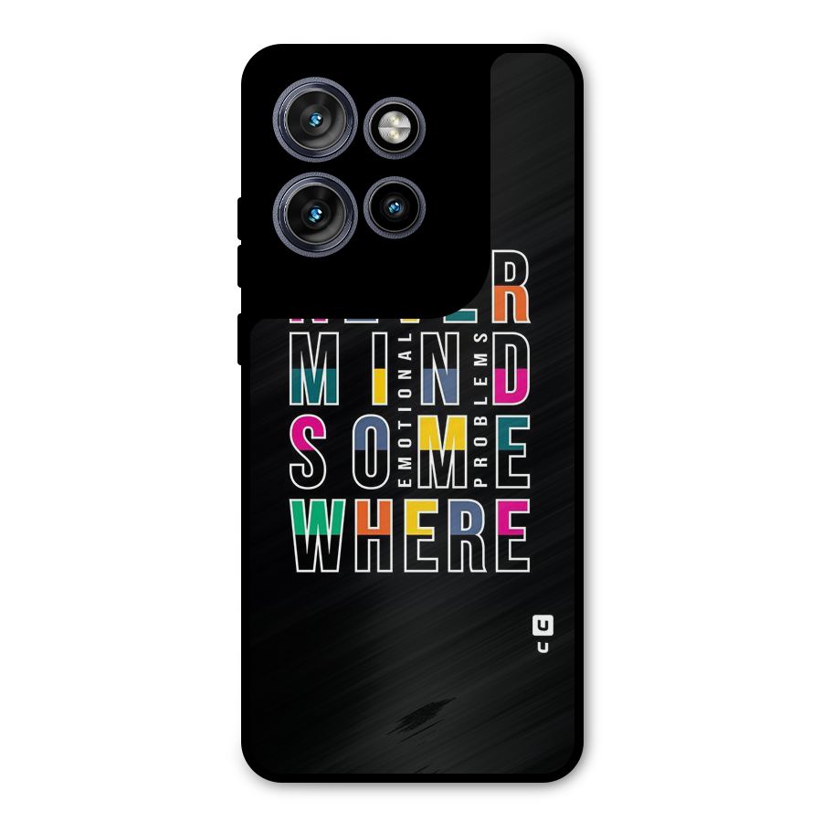 Nevermind Somewhere Metal Back Case for Motorola Edge 50 Neo