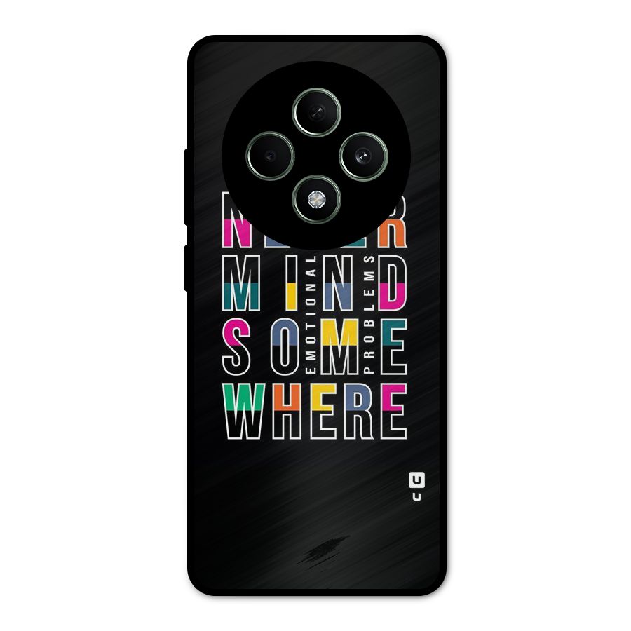 Nevermind Somewhere Metal Back Case for Oppo F27