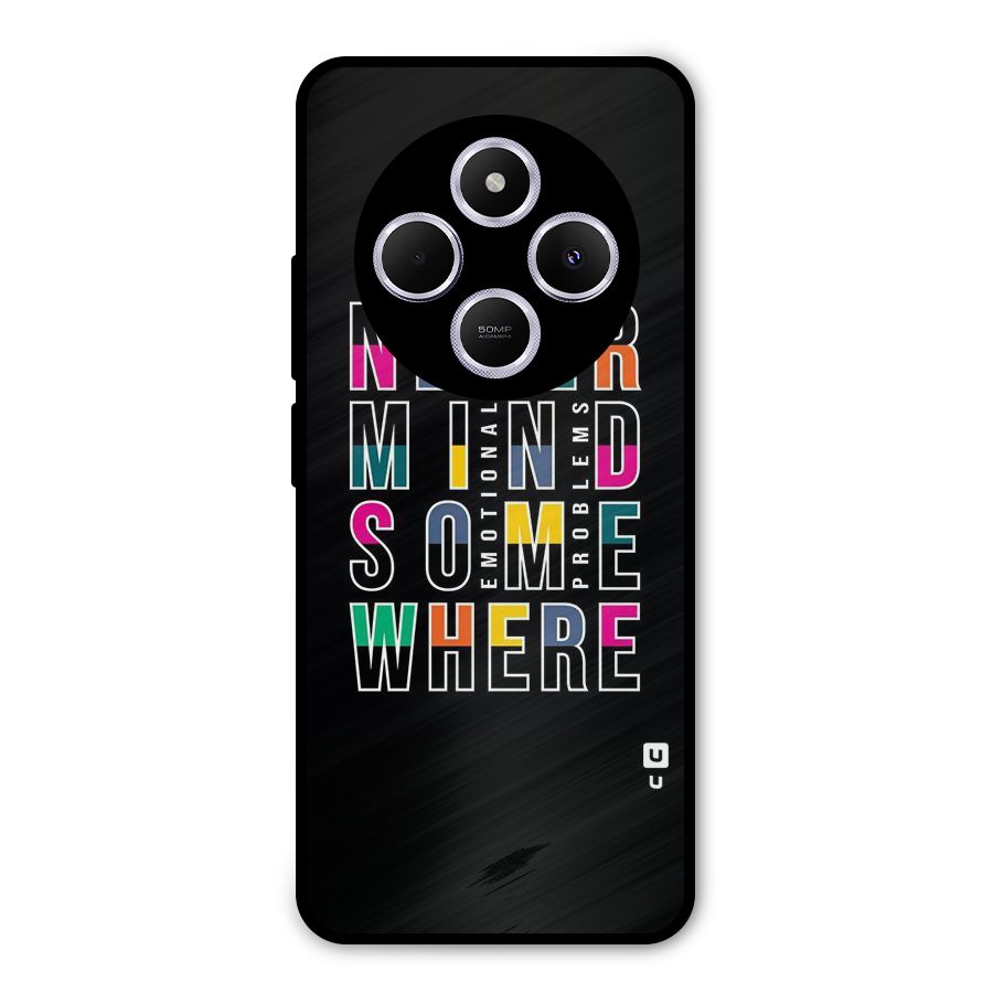Nevermind Somewhere Metal Back Case for Poco C75 5G