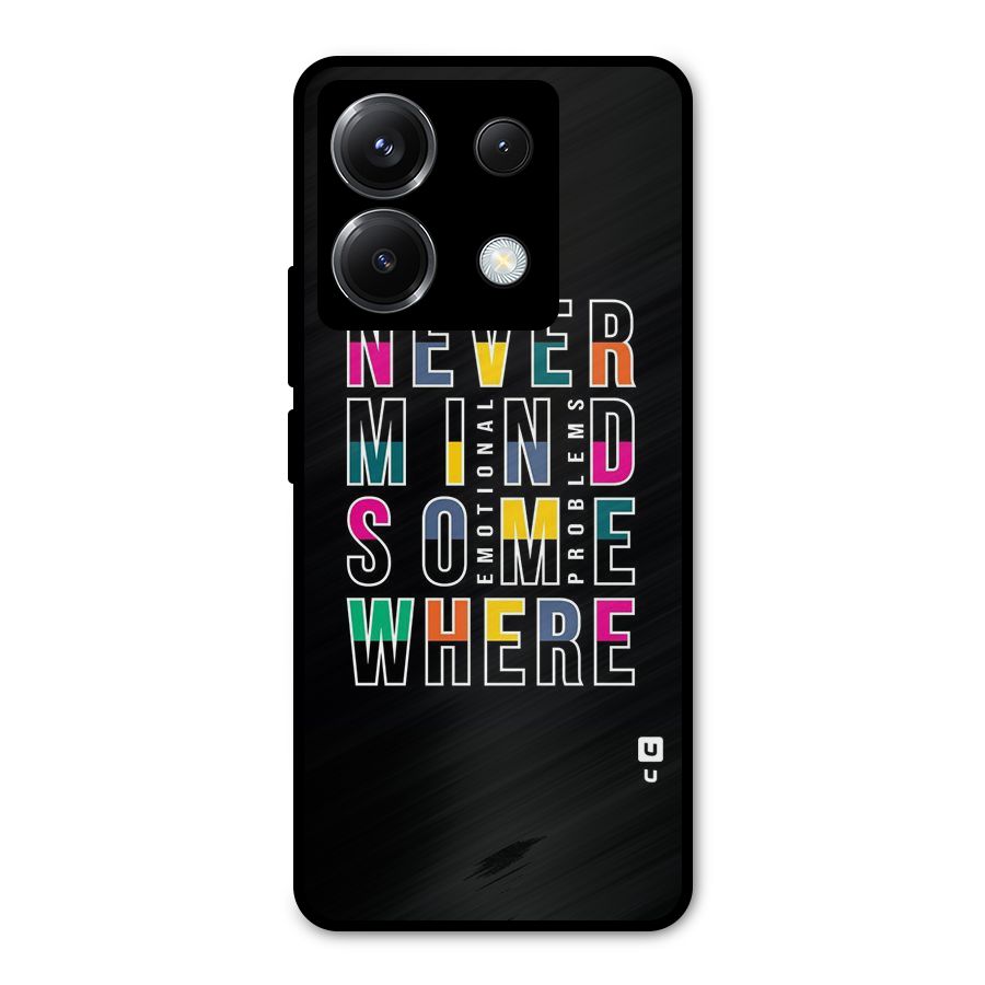 Nevermind Somewhere Metal Back Case for Poco X6