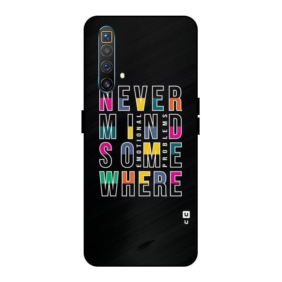 Nevermind Somewhere Metal Back Case for Realme X3