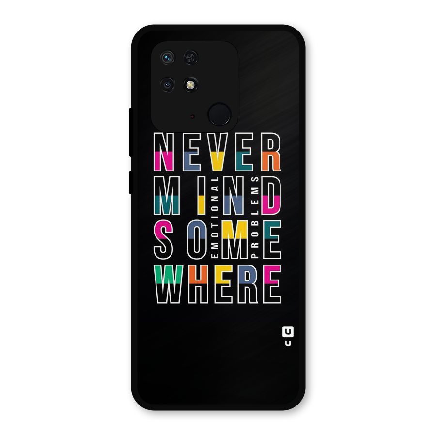 Nevermind Somewhere Metal Back Case for Redmi 10 Power