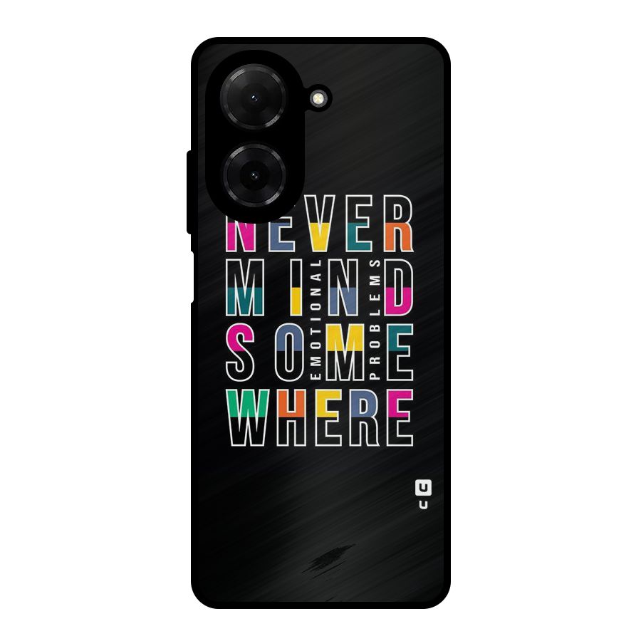 Nevermind Somewhere Metal Back Case for Redmi A5 4G
