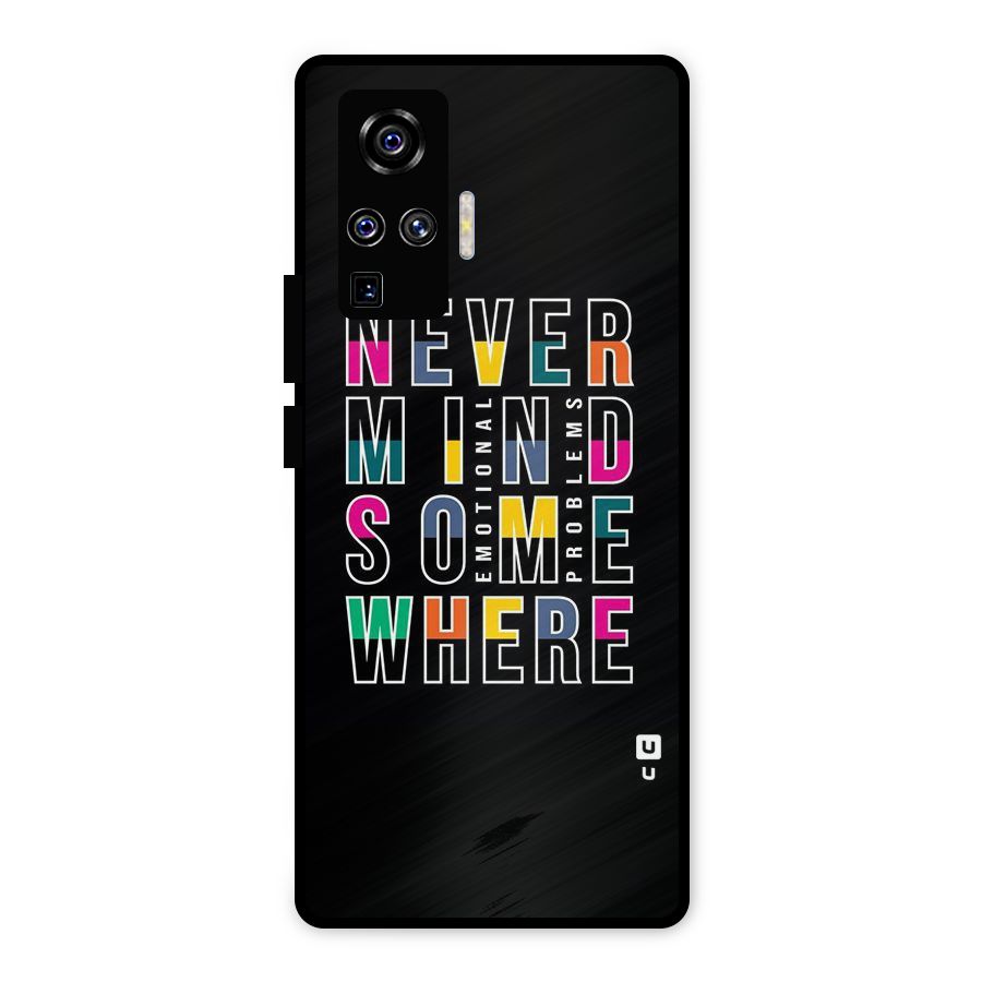 Nevermind Somewhere Metal Back Case for Vivo X50 Pro