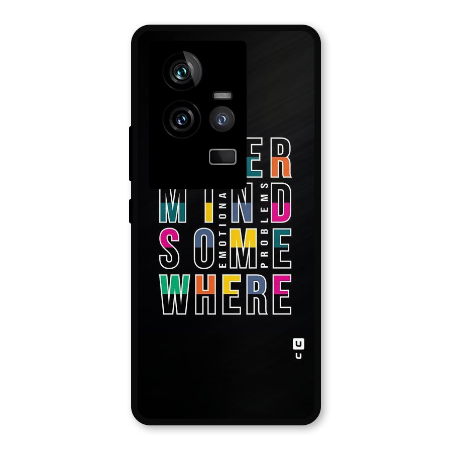 Nevermind Somewhere Metal Back Case for iQOO 11 5G