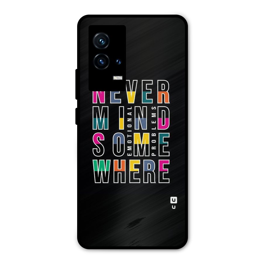 Nevermind Somewhere Metal Back Case for iQOO 9 5G