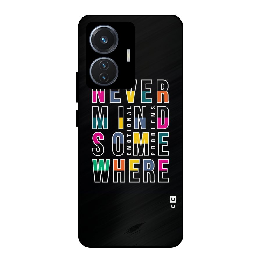 Nevermind Somewhere Metal Back Case for iQOO Z6 44W