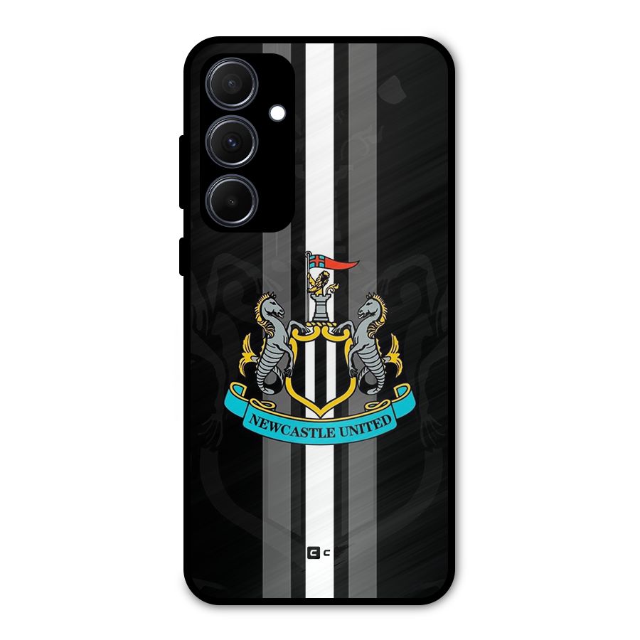New Castle United Metal Back Case for Galaxy A35