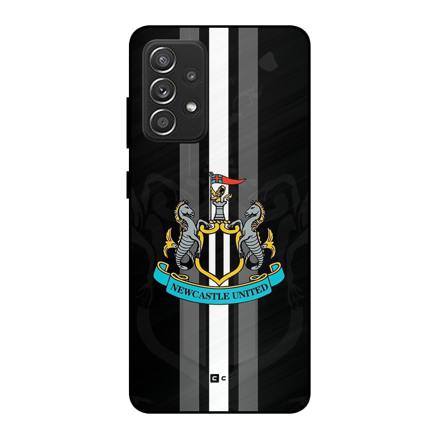 New Castle United Metal Back Case for Galaxy A52s 5G