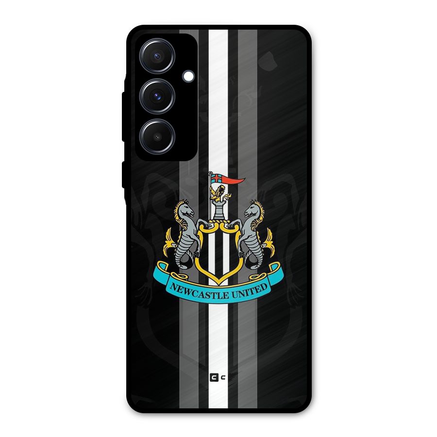 New Castle United Metal Back Case for Galaxy A55