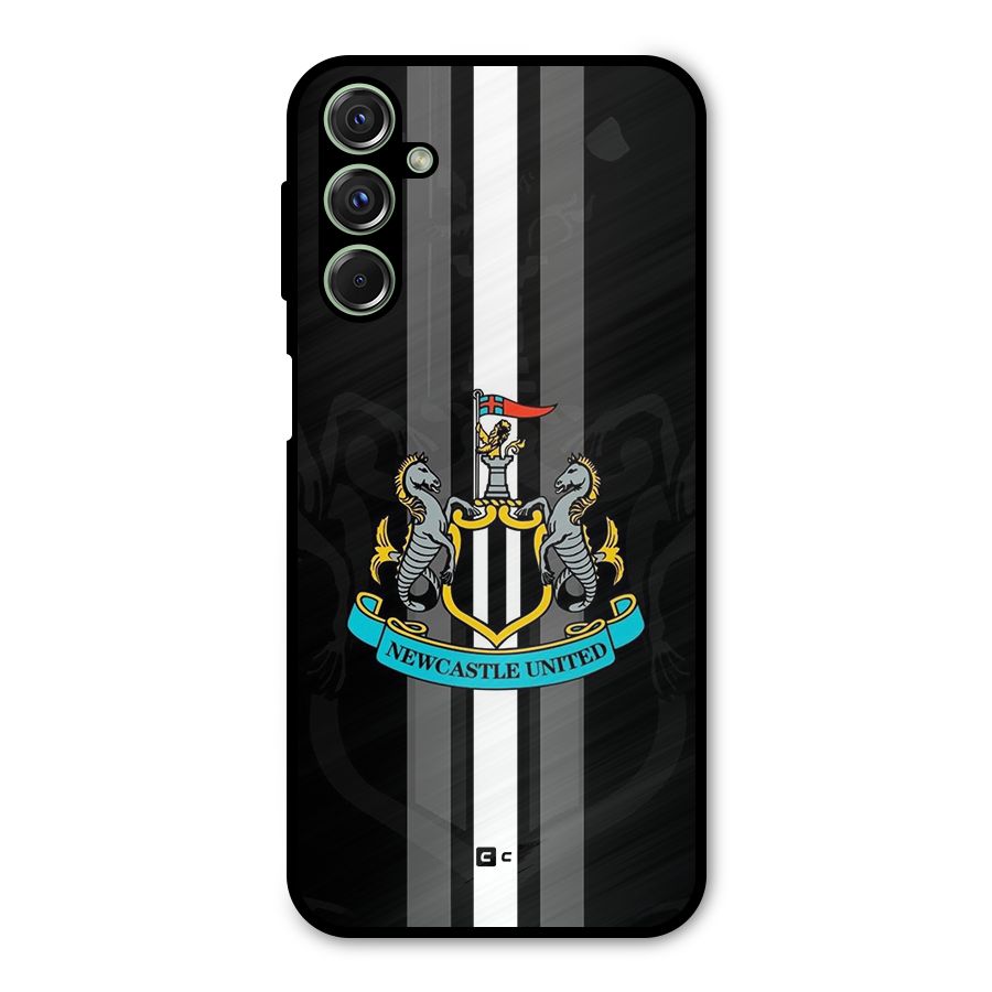 New Castle United Metal Back Case for Galaxy F34