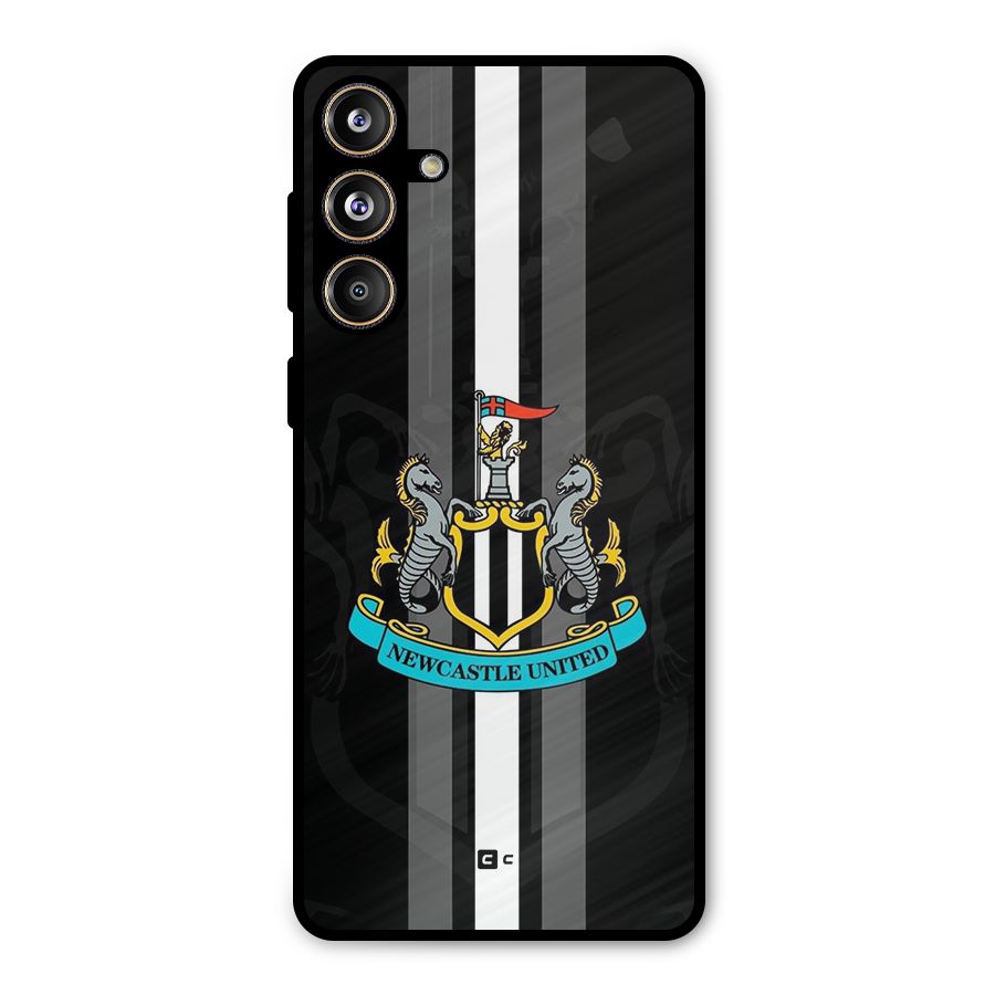 New Castle United Metal Back Case for Galaxy F55