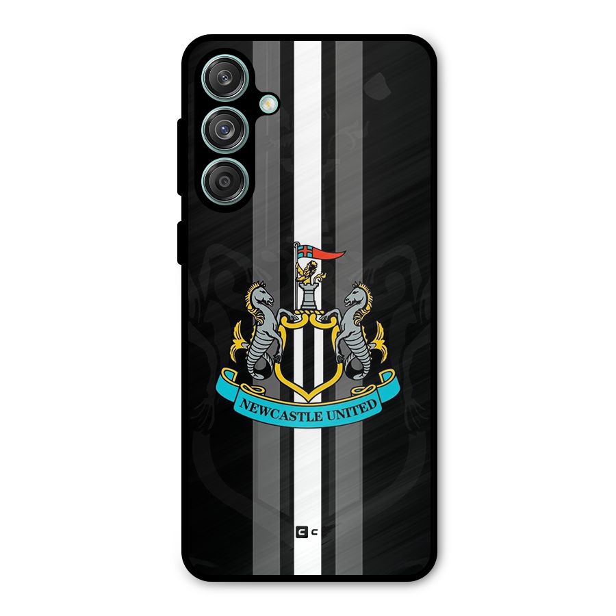 New Castle United Metal Back Case for Galaxy M55 5G