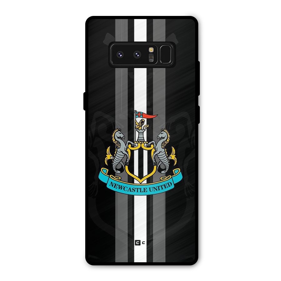 New Castle United Metal Back Case for Galaxy Note 8
