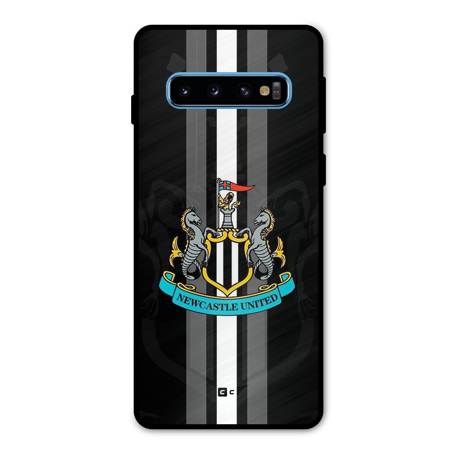 New Castle United Metal Back Case for Galaxy S10
