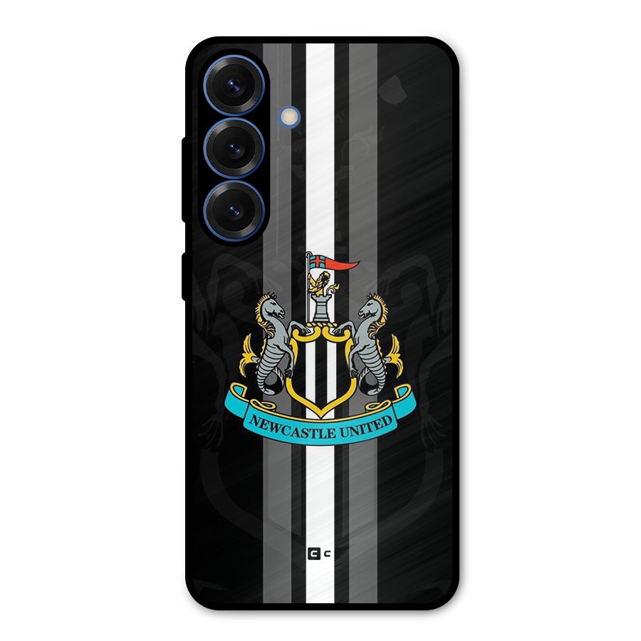 New Castle United Metal Back Case for Galaxy S25