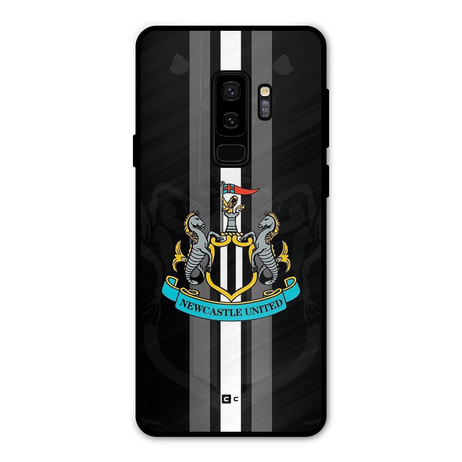New Castle United Metal Back Case for Galaxy S9 Plus