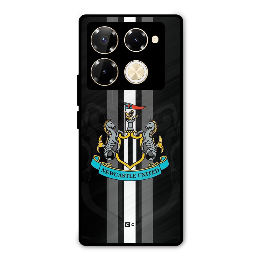 New Castle United Metal Back Case for Infinix Note 40 Pro Plus