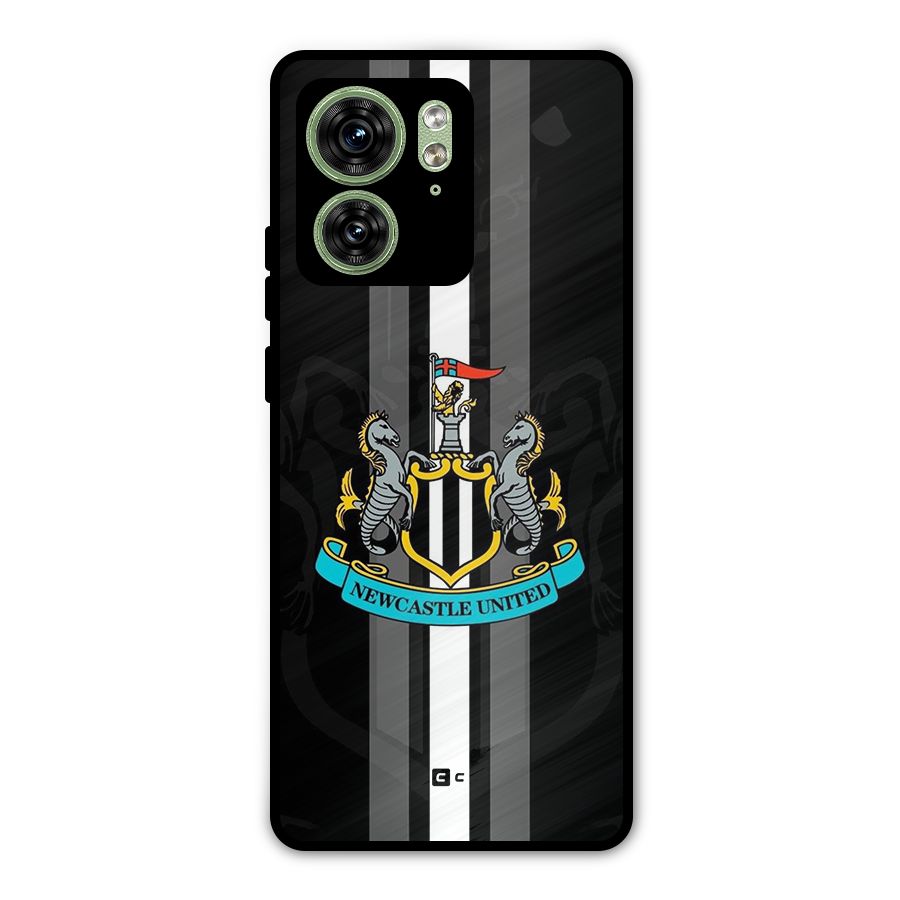 New Castle United Metal Back Case for Motorola Edge 40 5G