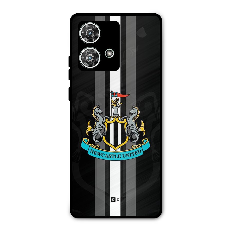 New Castle United Metal Back Case for Motorola Edge 40 Neo