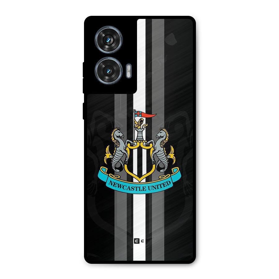 New Castle United Metal Back Case for Motorola Edge 50 Fusion